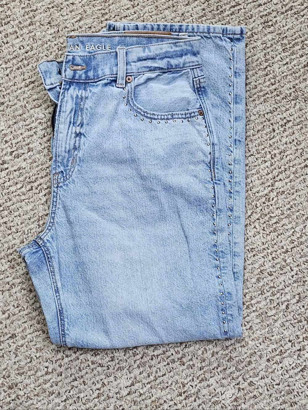 American Eagle Outfitters Jeans with Stud Trim